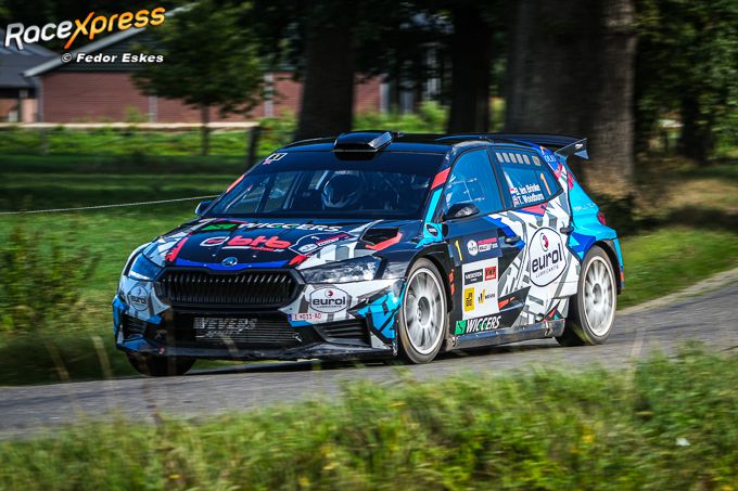 Bernhard ten Brinke en Tom Woodburn winnen de 43e Eurol Hellendoorn Rally