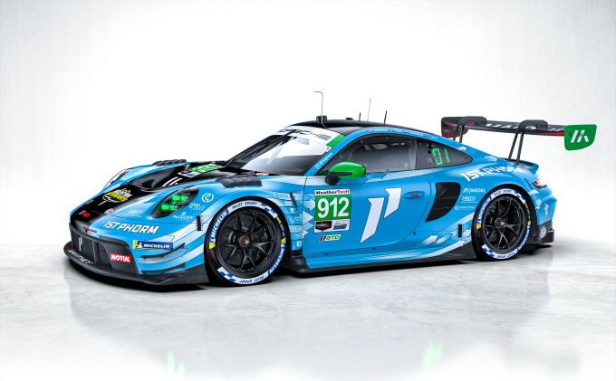 Morris Schuring IMSA Michelin Endurance Cup #912 Porsche 911 GT3 R Manthey 1st Phorm Foto 2