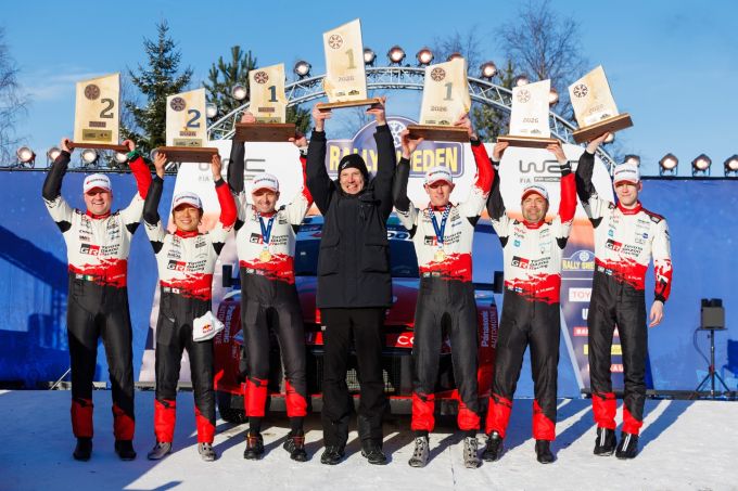 FIA WRC Rally Sweden 2026 Toyota Gazoo Racing WRT