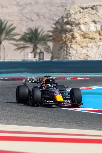 Max Verstappen test RB22