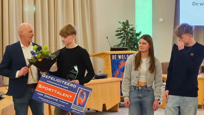 Verkiezing sporttalent van de gemeente De Wolden in Drenthe
