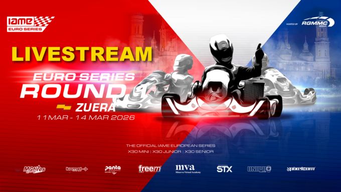 Livestream Super Heats en Finals van de 2026 IAME Euro Series