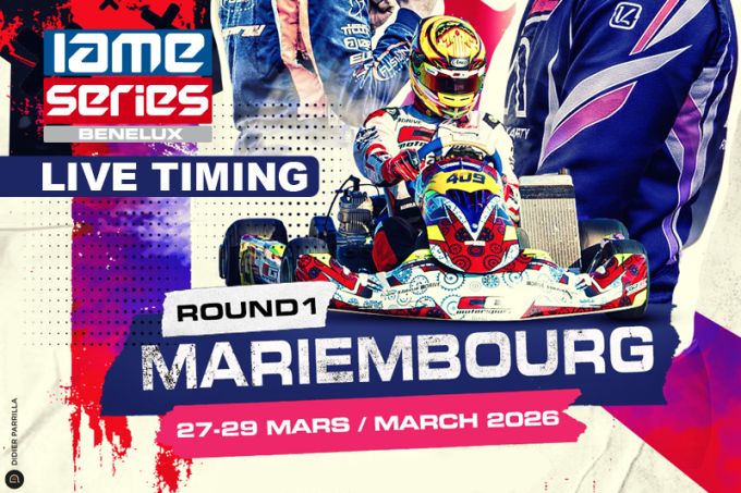 Ronde 1 – IAME Series Benelux 2026 op Karting Des Fagnes – Mariembourg