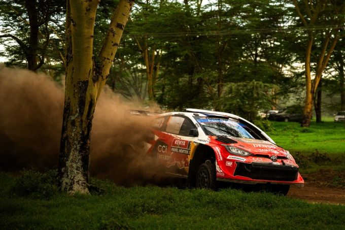 FIA WRC Safari Rally Kenya 2026 P2 voor Sébastien Ogier en Vincent Landais (Toyota GR Yaris Rally1
