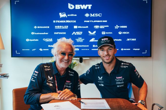 Pierre Gasly Flavio Briatore