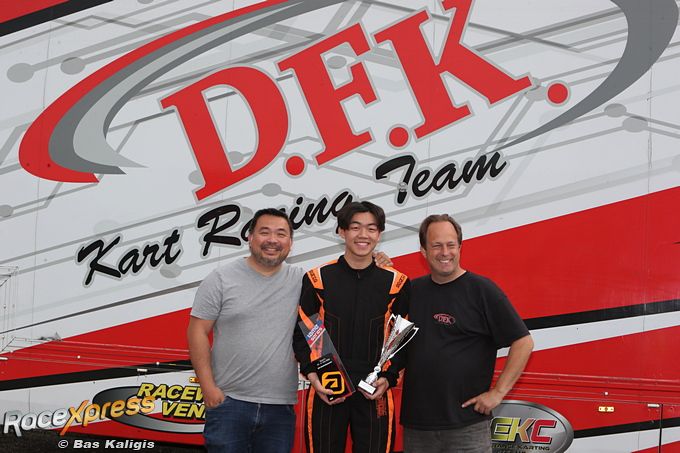 Alex Fang podium in Spa-Francorchamps